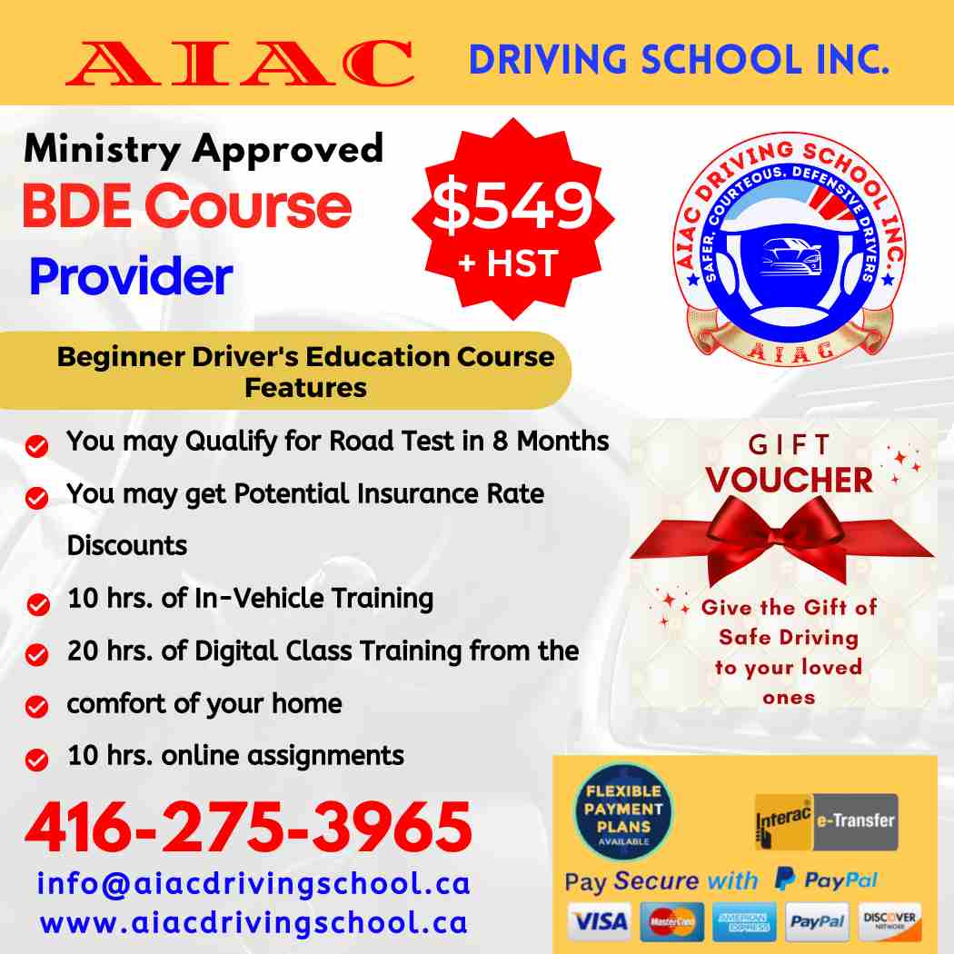 Beginner Driver's Education Certificate for Insurance Discount - Ministry Approved
