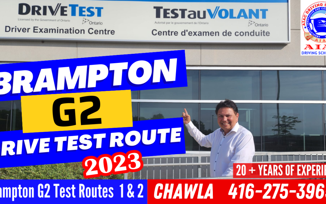 Brampton G2 Drive Test Routes