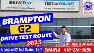 Brampton G2 Drive Test Route