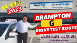 Brampton G Road Test Route