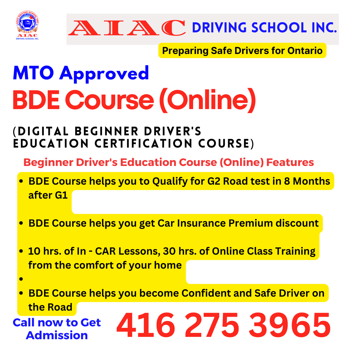 BDE Course for Car Insurance Discount
